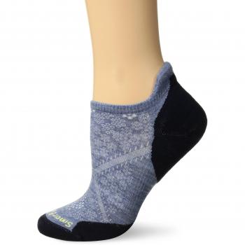 SmartWool PHD Run luz Elite Micro Rendimiento Calcetines, Mujer, Color Blue Steel, tamaño Large