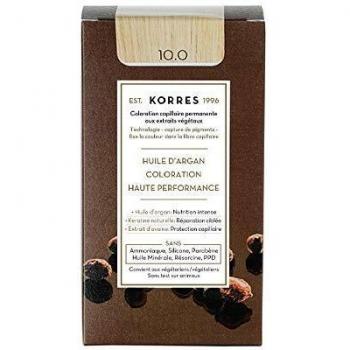 Korres Argan Oil Permanent Hair Color 10.0 Platinum Blonde