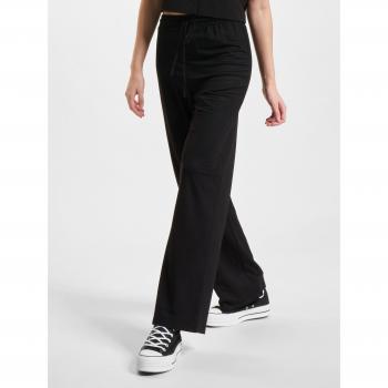 Pantalón de Tela Recto Only Jany Negro con Cintura Elástica para Mujer