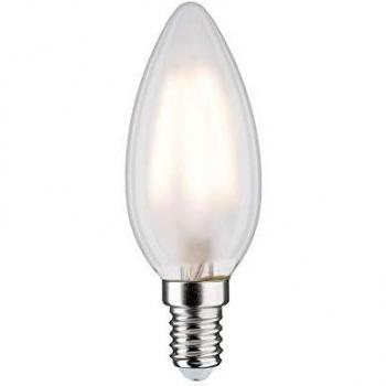 Bombilla LED Filamento Vela E14, 4.5W (40W), 470 lm, Mate, Blanco Cálido (2700 K)