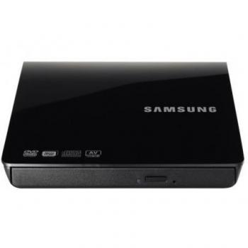 Grabador DVD Externo Slim Samsung SE-208DB - USB 2.0, 8X, Negro