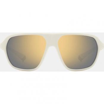 Gafas de Sol Polaroid Rectangulares Unisex de Caucho Blanco con Lentes Polarizadas PLD 2152/S VK6/LM
