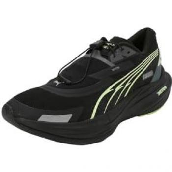 Zapatillas de running Puma Deviate NITRO 3 WTR+ para hombre, color negro y verde, talla 42