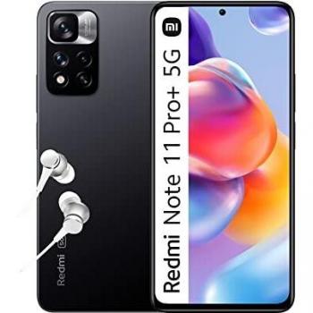 Xiaomi Redmi Note 11 Pro+ 5G - Smartphone de 6+128GB, Pantalla de 6.67” 120Hz FHD+ AMOLED, MediaTek Dimensity 920, Cámara de 108MP, 4500mAh, 120W Xiaomi HyperCharge, Graphite Gray