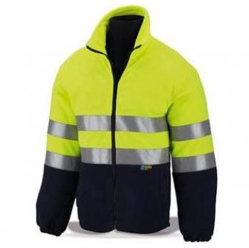 Chaqueta Polar Alta Visibilidad Marino / Amarillo Talla L