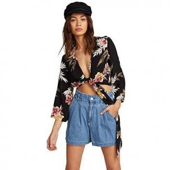 Volcom Yo Shortie Short Light Blue L
