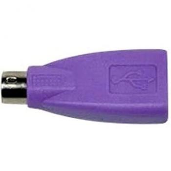 CHERRY Adapter USB zu PS/2, ermöglicht Einsatz Von Tastaturen mit Combo-Schnittstelle an Computern mit PS/2 Buchse, Violett