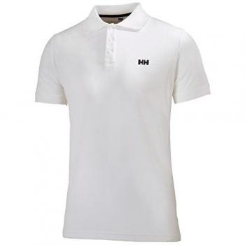 Helly Hansen Men's Riftline Short Sleeve Quick-Dry Polo Shirt Pearl White L