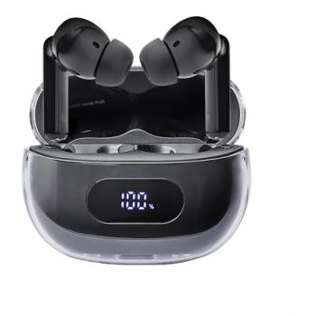 Auriculares Inalámbricos TWS Intenso Buds Plus T310AE - Cancelación Activa de Ruido, Bluetooth, hasta 25 Horas de Reproducción, Color Negro