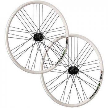Juego de ruedas para bicicleta de 28 pulgadas Airtec1 Shimano Deore M525 Disc blanco