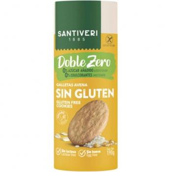 Santiveri Galletas de Avena Sin Gluten Doble Zero 190g