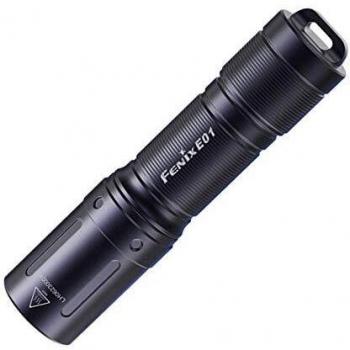 Linterna Fenix E01 V2.0 Negra 100 Lúmenes IP68 CREE XP-G2 S3