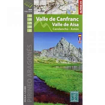 Valle De Canfranc - Valle De Aísa 1: 25.000