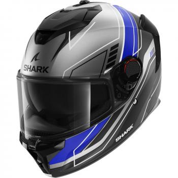 Casco Integral Shark Spartan GT Toryan Antracita-Azul-Negro