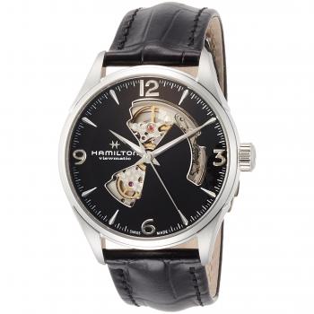 Reloj Automático Hamilton Jazzmaster Open Heart de 42 mm para Hombre con Correa de Piel