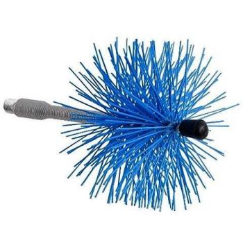 Deshollinador cepillo nylon eje flexible 120mm