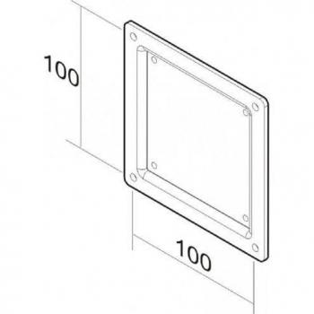Neomounts by Newstar FPMA-VESA100 Placa Adaptadora VESA de 75x75mm a 100x100mm para Pantallas de 10-30 Pulgadas hasta 25KG, Color Negro