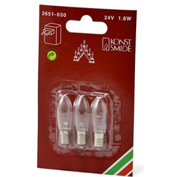 Konstsmide Official Spares Welcome Light Bulbs, 24 V, 1.8 W