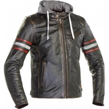Chaqueta de cuero Richa Toulon 2 Roja para moto