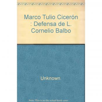 DEFENSA DE L.CORNELIO BALBO.