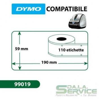 Rollo de etiquetas Blanco 190mmX59mm 110 psc para DYMO Labelwriter 400 - S0722480