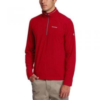 Craghoppers Fleecepullover Corey III - Forro para hombre, color rojo, talla 2XL