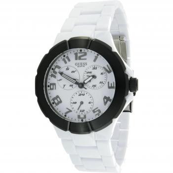 Guess Reloj Análogo clásico para Hombre de Cuarzo con Correa en Resina W11594G4