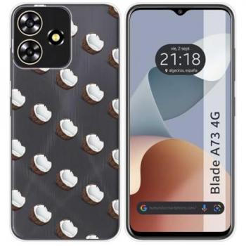 Funda de Silicona Diseño Cocos para Zte Blade A73 4G
