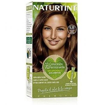 NATURTINT Biobased, Coloración sin amoniaco, 6.35 Castaño Canela Intenso, 100% cobertura de canas, Ingredientes vegetales, Color natural y duradero