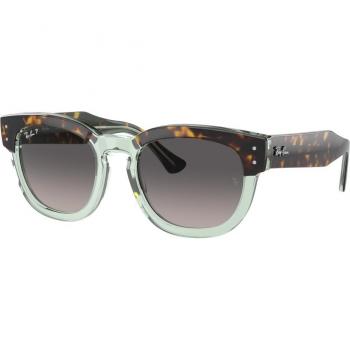 Ray-Ban RB0298S Mega Hawkeye Polarized 1376M3 Unisex Rotonda Havana Sunglasses