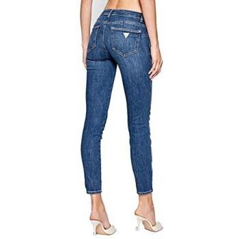 Guess Slim-fit Blue Cotton Jeans - W25 | L30 Faded Effect Skinny Jeans