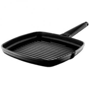 Castey - Sartén Inducción, mango negro, 16 cm