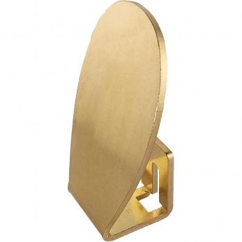 Pedal de empuje para puerta en latón con acabado bronce