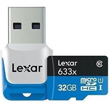 Lexar High Performance - Tarjeta de memoria 633x microSDHC de 32 GB
