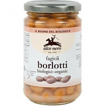 Alce Nero Organic Boiled Borlotti Beans 300g