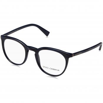 Dolce & Gabbana 0Dg3269, Monturas de Gafas para Hombre, Striped Grey On Blue, 51