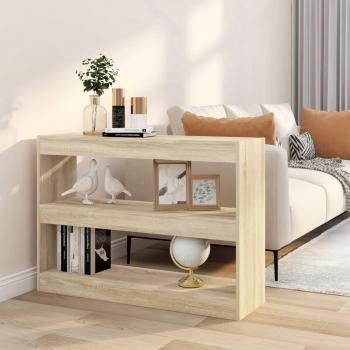 vidaXL Book Cabinet/Room Divider Sonoma Oak 100x30x72 cm