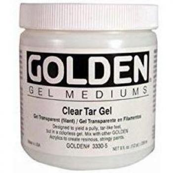 Golden Acryl Med 16 Oz transparente alquitran typeandcolor