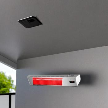 Calefactor Eléctrico Infrarrojo 2000W Ajustable con Mando a Distancia y Diseño Elegante MPC Málaga