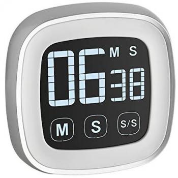 TFA Avisador Digital de Cocina Plata de 1 Tiempo