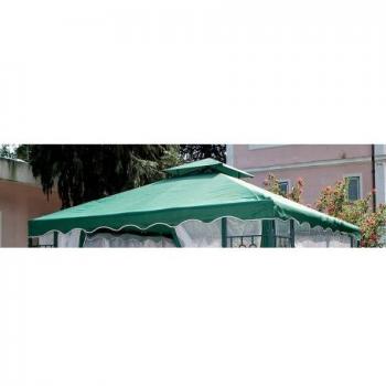 Toldo de Repuesto para Gazebo 3x3m Blanco con Ventilación Air Vent YF-3137R