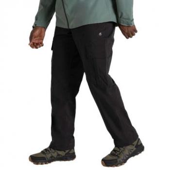 Craghoppers Men's Indus Waterproof Cargo Walking Trousers - Black - Size 34R