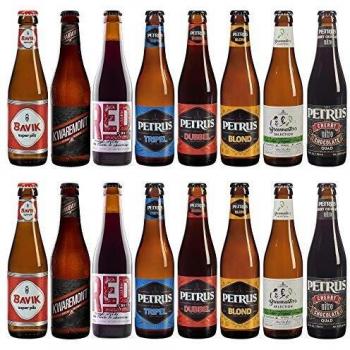 Pack de Cata 16 cervezas belgas Petrus | Brouwerij de Brabandere | Incluye Red by Petrus, medalla de plata en los WORLD BEER AWARDS 2020