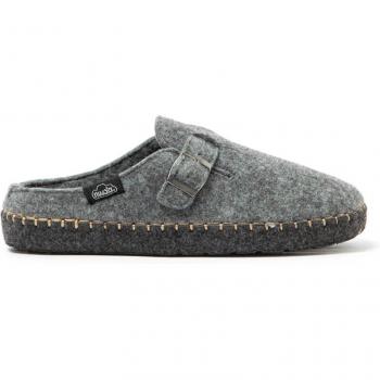 Zapatillas de casa cerradas unisex Nuvola modelo Zueco Belt Gris con suela de goma