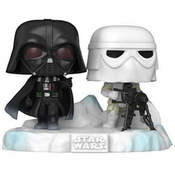 Figura Funko Pop! Deluxe Star Wars Darth Vader y Snowtrooper Diorama Invernal Edición Exclusiva