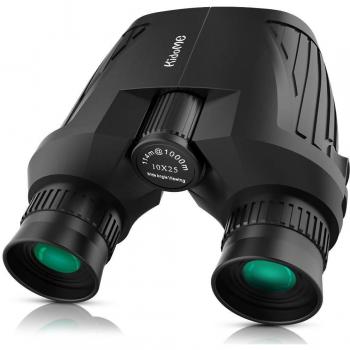 KidoME 10x25 HD Prismaticos Ligeros Portátiles Regalos para Niño Mini Compacto Binoculares con Visión Angular Grande de la Lente para Adultos y Niños