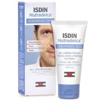 Nutradeica Gel-Crema Facial 50ml - Hidratante, textura ligera, formulación no grasa, ideal para pieles sensibles, contiene ingredientes calmantes y reparadores