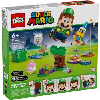LEGO Super Mario Aventuras Interactivas con LEGO Luigi - 71440, Set de construcción, incluye figura de LEGO Luigi y figura de Bebé Yoshi Rosa