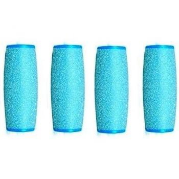 Set de 4 Rodillos Lijadores Extrarrugosos para Recambio de Scholl Velvet Smooth / rodillo compatible para la nueva húmeda y seca