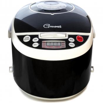 Robot de cocina con 850W, capacidad de 5 l y14 funciones. Programable 24h, guiado por voz y con recetario y múltiples accesorios. Gourmet 5000 de Ollas GM.